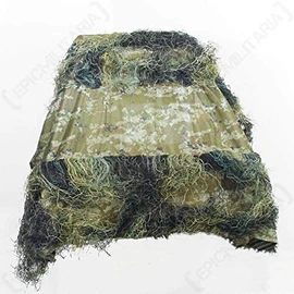 Mil-Tec Ghillie Cover 'Anti Fire' 140x100cm Digital Woodland Camo