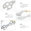 CYNOSURETECH 4 Piece Bicycle Wrench, Multi-Function Tool, Bicycle Repair Tool,