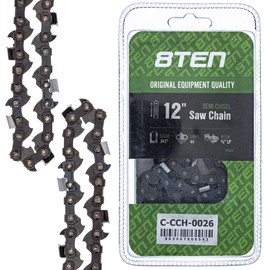 8TEN 12" Chainsaw Guide Bar & Chain .043 3/8 44DL for Stihl Silver Streak GB Oleo-Mac MTD 30050003905 61PMM344E