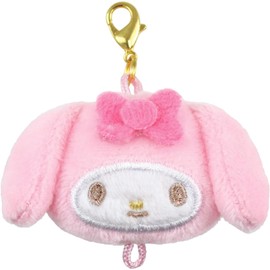 Tees Factory Sanrio Characters SR-5541882MM Connect Mascot Charm Keychain My Melody Approx. H 2.0 x W 2.8 x D 1.6 inches (50 x 70 x 40 mm)