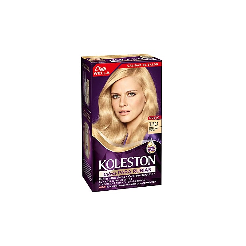Koleston Tinte Permanente 120 Rubio Claro Especial, 70 ml -