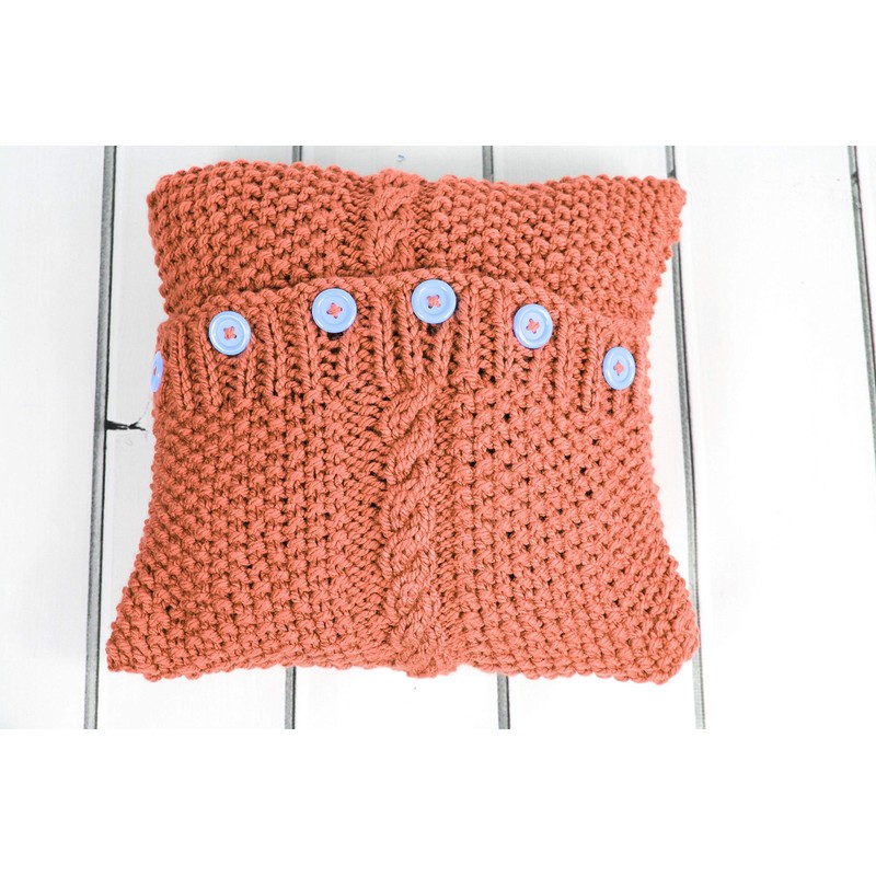 Knitting Pattern for Super Chunky Cushion Covers, Cushion Cover Knitting