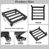 Goooxim Heavy Duty Plant Caddy with Wheels 12Inch - 200lb