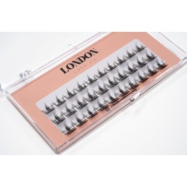 London Lash Co Natural – Classic C Curl Eyelash Extensions | Lightweight & Soft Lash Trays for Professional Lash Artists | Black, Mixed Lengths