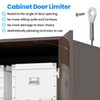SDTC Tech 12-Inch Cabinet Limit Door Restrictor, Stainless Steel Hinge