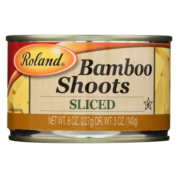 Roland Bamboo Shoots Sliced Boiled In Water 8 OZ (Pack