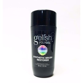 Gelish PolyGel Nail Enhancement, Nail Tips For Acrylic Nails, Lighter, Stronger, Odor-Free, No Monomer, Fast Application, Synthetic Brush Restorer 120 ml