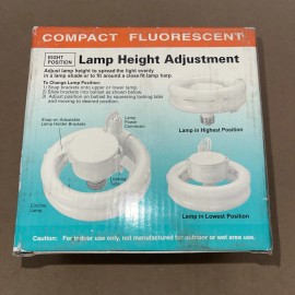 TCP 16533L T6 Circline Lamp & Adaptor 3 Way Fluorescent 33W 120V - New