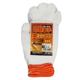 おたふく手袋 冬用防寒軍手 [トクボー 裏起毛 保温] G-90 フリー 【10双組】
