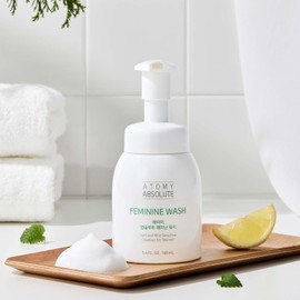 Atomy Absolute Espuma de Higiene Íntima, Jabón Femenino Vegano Premium, 160 ml