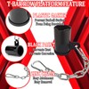 T-bar Row Platform with Chain Full 360°Swivel Eyelet Landmine Attachment