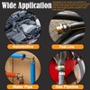 360Pcs 16 Sizes 304 Stainless Steel Stepless Single Ear Hose