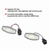 Pair of LED License Plate Lamp White Light 34100S0A013 Fit