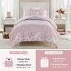 Intelligent Design Twin Duvet Cover Set, Romantic Floral & Paisley,