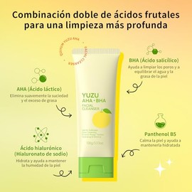 Fruit Skin Care Set 5 Piezas con Limpiador Yuzu, Tónico Vit-C, Suero Sandía, Crema de Ojos Aguacate y Crema Hidratante Blueberry, Hidratación para muj