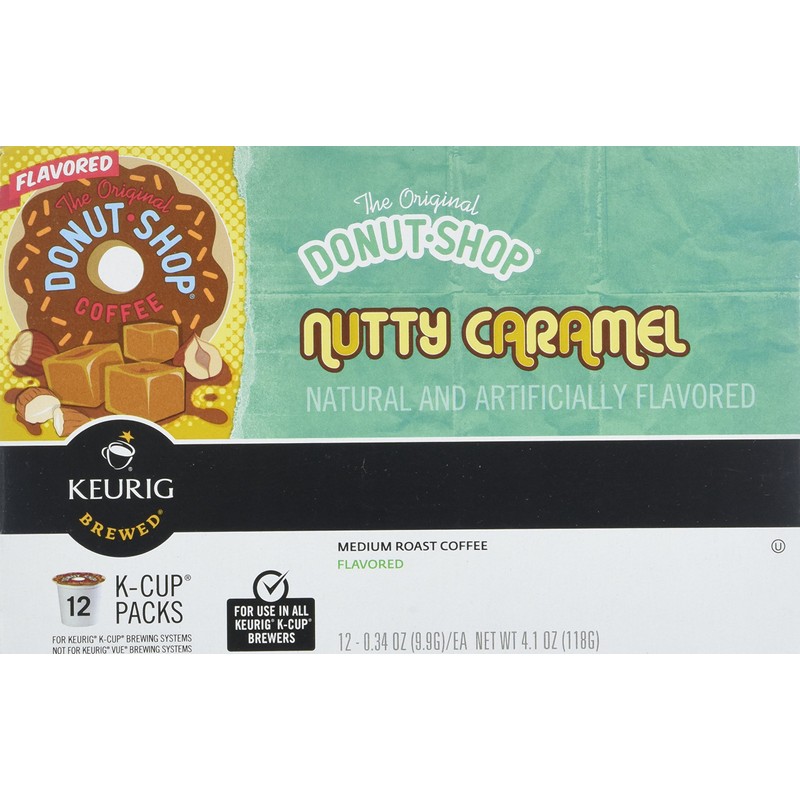 The Original Donut Shop Coffee Nutty Caramel K-Cups , 12-Count