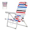 SUNNYFEEL Portable Beach Chair, High Back Folding Beach Chair, Lightweight