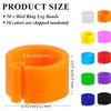 XBFOCNH Pack of 50 Poultry Bands, Plastic Poultry Leg Rings