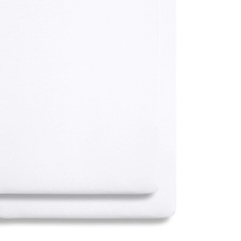 2 Pack Crib Fitted Sheets 44 x 80cm – White – Light, Breathable & Luxurious Jersey Cotton Made to Last & Designed to Fit SnüzPod Bedside Cribs