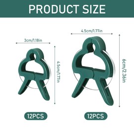 FAINCA Pack of 24 Plant Clips, Plastic Plant Clips, Non-Ageing Plant Clips, Plant Clips for Climbing Plants, for Tomatoes, Cucumbers and Other Trellis Plants