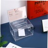 COHEALI Suggestion Box with Lock, Acrylic Donation Box with Slot,