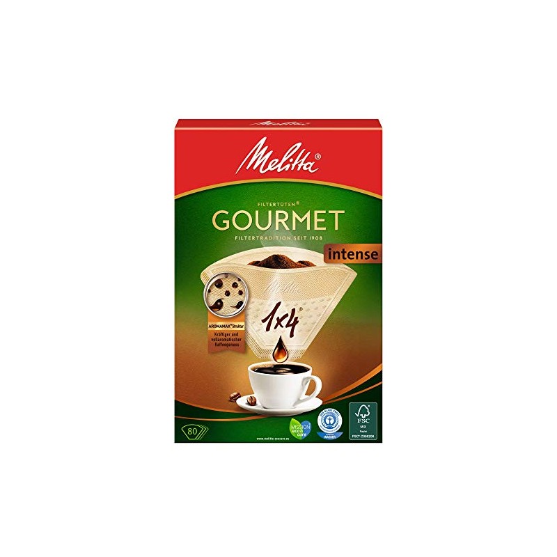 Melitta Gourmet INTENSE Coffee Filter 2049669 1 x 4 cm,