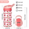 GOODOLD Red Cherries Stems Kids Water Bottle, Insulated Stainless Steel