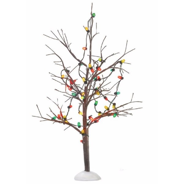 Department 56 Village Lighted Christmas Bare Branch Tree Figurine 56.53193 New