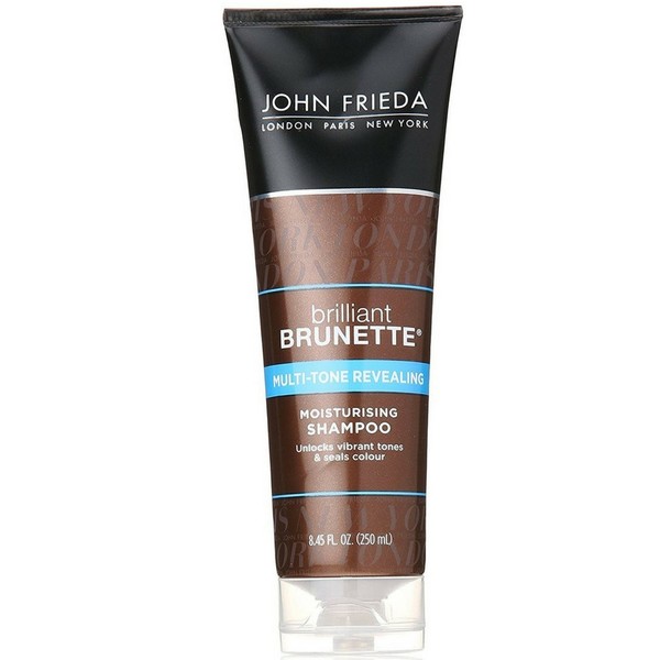 John Frieda Shampoo Brilliant Brunette Color Protect 8.45 Ounce (249ml) (3 Pack)