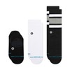 Stance, Unisex, Icon Series 3 Pack, Black White, Large