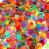 JUNWRROW 1000 Pieces 3/4 inch Transparent 6 Color Bingo Counting