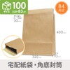 Cardboard One Delivery Bag L (Brown) with Tape (Pack of