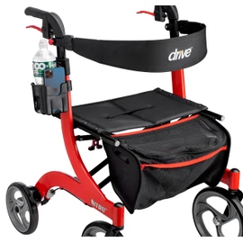 Clip-On Cup and Phone Holder – Exclusively Designed to be Compatible with Drive Medical Nitro Rollator Walkers