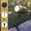 ledscom.de LED Garden Spotlight with Ground Spike for Outdoor Use,