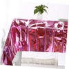 NOLITOY 4pcs Shiny Fringe Tablecloths Tinsel Backdrop for Memorable Boy