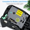 3 x XemaX Compatible Label Tape Replacement for Brother P-touch