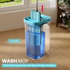JOYMOOP Mop and Bucket Set with Wringer, with 3 Reusable