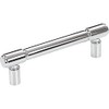 Top Knobs Clarence Pull 3 3/4 Inch (c-c) Polished Chrome