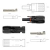 MC4 Connectors for IP67 MC4 Solar Panel 30A Line Plug