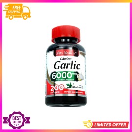 Unbranded FITO MEDIC'S Lab | Garlic Supplements | Garlic Pills | 6000 mg Equivalent 200 Ca