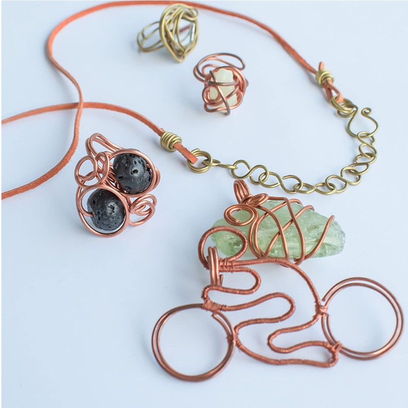 Jewelry Beading Wire Craft Wire 24 Gauge（0.5mm） Tarnish Resistant Copper