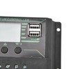 Solar Charge Discharge Controller Adjustable LCD Display PWM Dual USB