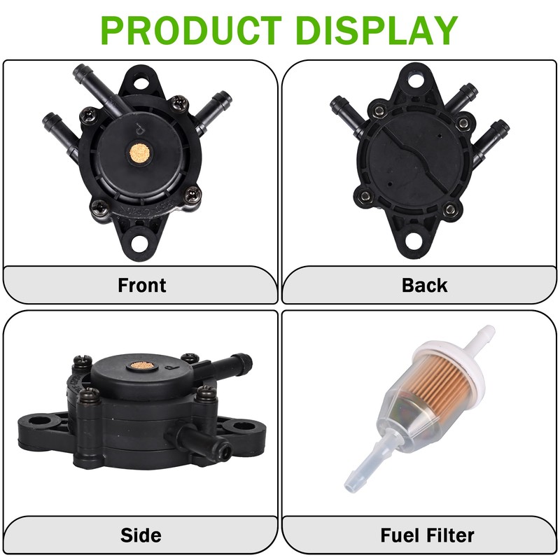 AMICAREP Fuel Pump for Kohler Vacuum Fuel Pump with Filter