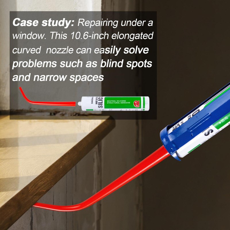 Extra Long Caulking Gun Extension,Caulking Tube Extension,Caulk Tube Extension Tip,Caulk