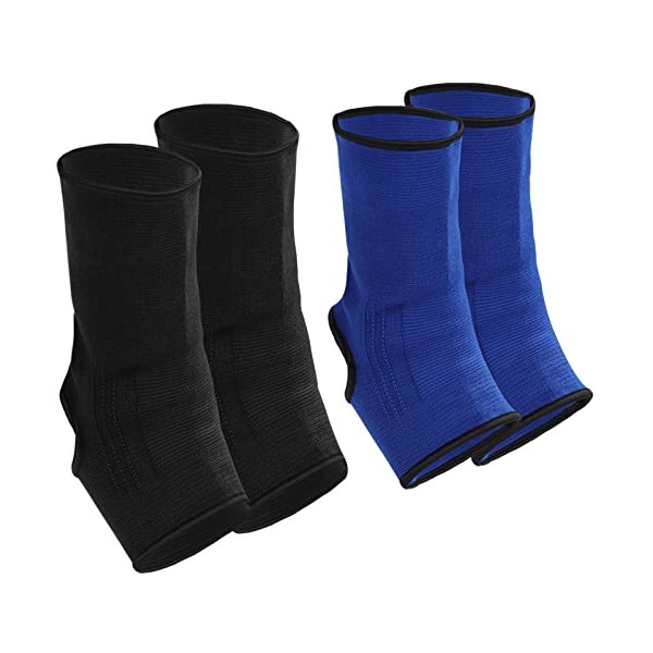 2 Pairs Compression Ankle Sleeve Muay Thai Foot Brace Boxing