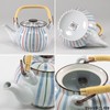 TAMAKI T-930588 Japanese Pot, No. 6 Earthenware, Three Color Tokusa,