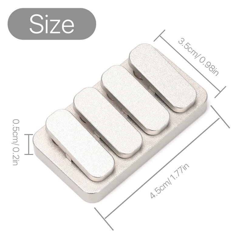 wowled Metal Haptic Fidget Slider ADHD Clicker Adult Fidget Toys