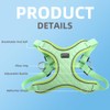 No Pull Dog Harness with Leash Set Green All Weather