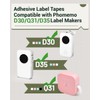 Phomemo D30 Continuous Labels- D30 Thermal Label Tape, 0.59" x