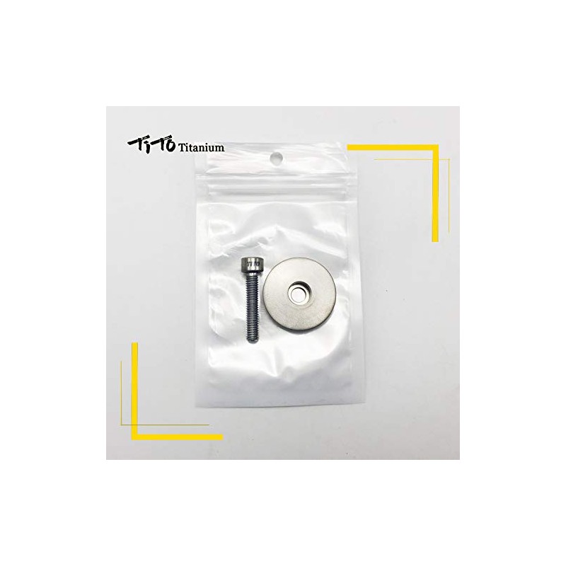 TiTo Titanium Mountain Bike Headset Caps Bicycle Parts Titanium CNC